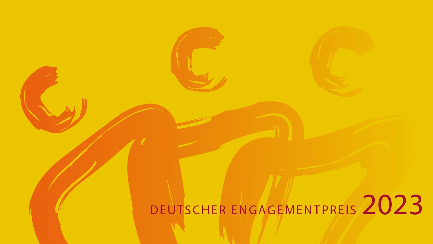 Logo für den Deutschen Engagementpreis 2023
